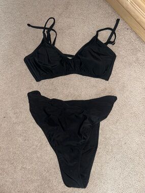 Black Two-Piece Bikini Set